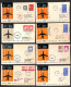 Aerogrammi  - Paesi Europei - 1960 - Primi Voli SAS - 59 Aerogrammi Di Voli Diversi Del Periodo - Altri & Non Classificati