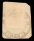Europa - Albania - 1916 - Amministrazione Francese Korytsa - 25 Cent Su 3 Lepta (III) Usato Su Frammento - Altri & Non Classificati
