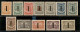 Oltremare - Ecuador - 1923 - Scadta - Soprastampati I (LA 638/649) - Serie Completa - Gomma Integra - Other & Unclassified