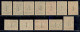 Oltremare - Ecuador - 1923 - Scadta - Soprastampati I (LA 638/649) - Serie Completa - Gomma Integra - Andere & Zonder Classificatie