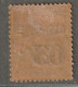 MARTINIQUE - N°13B *(1888-91) 05 Sur 35c Violet-noir Sur Jaune-orange - Neufs