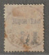 MARTINIQUE - N°16 Obl (1888-91) 15 Sur 20c Brique Sur Vert - Gebraucht
