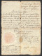 Prefilateliche&Documenti - Italia - 1840 (1 Febbraio) - Carpineto - Carta Bollata Da 5 Bai - Documento Notarile Con Sigi - Other & Unclassified