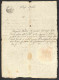 Prefilateliche&Documenti - Italia - 1840 (1 Febbraio) - Carpineto - Carta Bollata Da 5 Bai - Documento Notarile Con Sigi - Andere & Zonder Classificatie