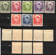 KING ROI KÖNIG FREDERIK GREENLAND GRÖNLAND GROENLAND 1950 1953 1959 MNH  MI 28-33 44 MNH/MH (**/*) - Unused Stamps