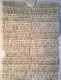 Rare Lettre~1550 (régne Du Roi Henri II) TEXTE ! Certificat Fourcaut + Transcription  (France Provence Rhone - ....-1700: Précurseurs