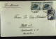 Polen: Brief Mit POLSKA 15 Gr Im Waager. Paar Und 25 Gr  Vom 30.3.1936 Aus TUCHOLA Nach Halle (Saale) -mittig Knick  - Briefe U. Dokumente
