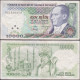 TURKEY - 10.000 Lira L.1970 (1982) P# 199c Europe Banknote - Edelweiss Coins - Turchia