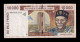 West African St. Burkina Faso 10000 Francs 1998 Pick 314Cf Bc/Mbc F/Vf - Burkina Faso