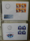 Delcampe - Schweiz Sammlung Ab 1997 Nur FDC Ersttagsbriefe Einzeln Und Viererblocks #LW849 - Verzamelingen