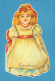 H-1102 * VINTAGE DOLL GREETINGS © 1986 Merrimack Publ. Corp., New York - Enfants