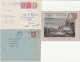 Cérès De Mazelin N° 681, 2 Carte Expos St Fargeau  + Variété + Le Creusot Seul Sur Lettre + Entier Postal Du Tarn - 1945-47 Ceres Of Mazelin