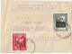 Liechtenstein 1931: Paketkarte Nach Willisau Mit Zu 87B+93A Mi 97B+103A Mit ⊙ TRIESENBERG 20.VI.31 (Zumstein CHF 42.00) - Storia Postale