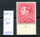 Belgique   Poortman   N°848 X   Planche 4 - ....-1960