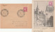 Cérès De Mazelin, Exposition, Carte Troyes 19/10/46,  Lettre Dijon 23/6/46 . Collection BERCK. - 1945-47 Ceres (Mazelin)