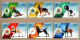Hong Kong 2012 S#1499-1505 Working Dogs In Government Services Set+M/S MNH Fauna Dog Fire Police - Unused Stamps