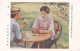 Art - Quiet Day (Play Poker) By ONOYAMA Manjiro, 6th Art Expo Of Japan Art Academy, 1925, Vintage Postcard - Sonstige & Ohne Zuordnung