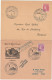 Cérès De Mazelin, Carte Obl: Exposition Prisonnier Stalag + Carte Photo Rare Chargement De Courrier . Collection BERCK. - 1945-47 Ceres (Mazelin)