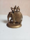 Statuette Du XIXéme éléphant En Bronze Doré Hauteur 11 Cm X 9 Cm - Art Oriental