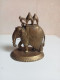 Statuette Du XIXéme éléphant En Bronze Doré Hauteur 11 Cm X 9 Cm - Oosterse Kunst