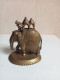 Delcampe - Statuette Du XIXéme éléphant En Bronze Doré Hauteur 11 Cm X 9 Cm - Oosterse Kunst