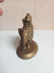 Delcampe - Statuette Du XIXéme éléphant En Bronze Doré Hauteur 11 Cm X 9 Cm - Art Oriental