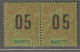 MAYOTTE - N°24A+24 Se Tenant * (1912)  05 Sur 20c - Chiffres Espacés - - Ongebruikt