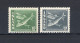 1940-45 ISLANDA Un. 189/190 MNH ** Soggetti Diversi, Ordinaria, Pesci, 10a Verde Giallo + Grigio - Unused Stamps