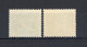 1940-45 ISLANDA Un. 189/190 MNH ** Soggetti Diversi, Ordinaria, Pesci, 10a Verde Giallo + Grigio - Unused Stamps