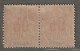 MAYOTTE - N°26A+26 Se Tenant * (1912)  05 Sur 30c - Chiffres Espacés - - Unused Stamps