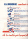 Grande Feuille De Buvard Publicitaire L'Alsacienne - Voeux 1955 En Double Page 32 X 25 Cm. - Sucreries & Gâteaux