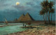 CAIRO, EGYPTE - THE PYRAMID AT MOONLIGHT - LEHNERT & LANDROCK - - Sfinge