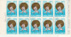 1972 - Médailles Olympiques Munich 72 / FULL X 10 - Full Sheets & Multiples
