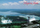 Canada Ontario Chutes Du Niagara Falls Air With The Skylon Tower And Goat Island - Chutes Du Niagara