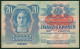 Deutschösterreich 20 Kronen 1913 Nr.434264 1162, II- - Austria