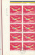 1977 - Aviation/vol à Voile - FULL X 10 - Full Sheets & Multiples