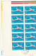 Delcampe - 1977 - Aviation/vol à Voile - FULL X 10 - Feuilles Complètes Et Multiples