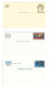 3 Mint UN United Nations 1958 UX2 1963 UX3 Air Mail UXC4 Postal Card - Autres & Non Classés