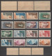 REUNION - 1947 - ANNEE COMPLETE AVEC POSTE AERIENNE YVERT N° 262/280 + A42/44 * MLH - COTE Pour * = 73 EUR. - - Unused Stamps