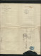 France  Lettre Chemins De Fer  PLM De Vienne Le 14/02/1871 Pour Crest Le 15/02/1871 Avec N°46Ab  TB Soldé  ! ! ! - 1870 Emission De Bordeaux