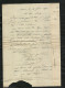 France  Lettre Chemins De Fer  PLM De Vienne Le 14/02/1871 Pour Crest Le 15/02/1871 Avec N°46Ab  TB Soldé  ! ! ! - 1870 Emission De Bordeaux