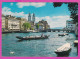 293709 / Switzerland - Zürich Limmatquai Pathausbrucke PC 1984 USED 50+20 C  Flamme Folk Customs Achetringele Laupen - Lettres & Documents