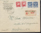 Monaco. Principauté. Office Des Emissions Des Timbres-Poste. Affr. à 5 F Sur Env. Recommandée Pour Montpellier 10-12-42. - Storia Postale