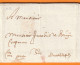 1659 - Règne De Philippe IV Le Grand - Lettre De BRUXELLES - Fermeture Fer De Lance - 1621-1713 (Países Bajos Españoles)