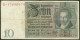 Deutsches Reich 10 Reichsmark 30. Aug. 1924 Serie D Rote Kenn Nr.17650474(8stellig) Rosenberg Nr.173 - 10 Mark