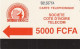 IVORY COAST - CI Telcom Logo 5000 FCFA, Third Issue(with Notch), Used - Ivoorkust