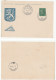 1948 SUURLEIRI Finland EVENT Cover HERALDIC LION Stamps Card - Briefe U. Dokumente