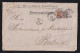 Poland 1886 Registered Big Size Cover Front WARSZAWA X BERLIN Germany - Covers & Documents