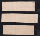 Rumänien Romania Ca 1892 3 Stationery Wrapper Used - Briefe U. Dokumente