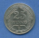 Deutsches Reich 25 Pfennig 1912 D, Kursmünze Nickel J 18, Vz/st (m2141) - 25 Pfennig